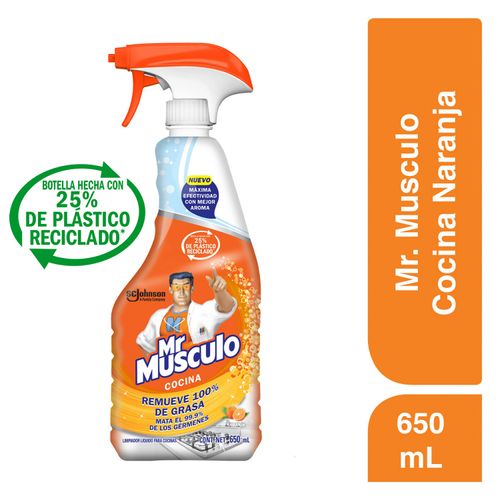 Limpiador Mr Musculo Cocina Naranja Trig - 650ml