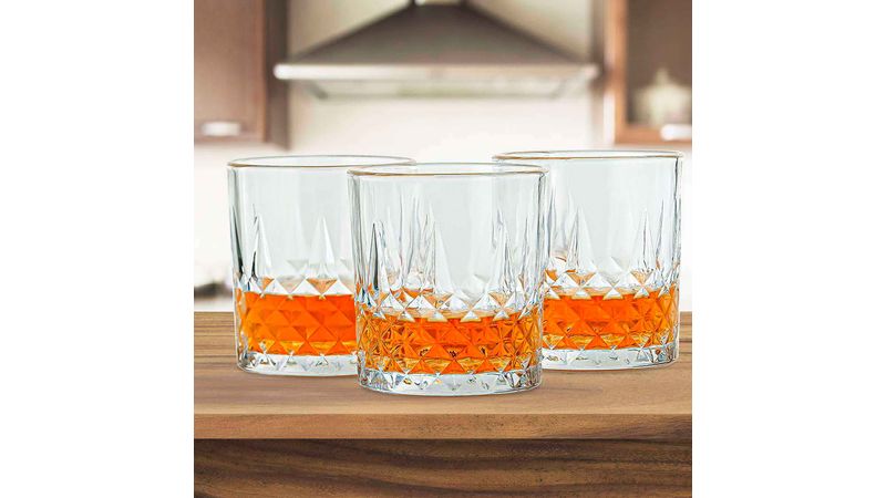 UPKOCH Juego de vasos de whisky de cristal: 4 vasos de whisky vintage,  vasos de whisky, vasos de cristal, copas de cóctel para bar