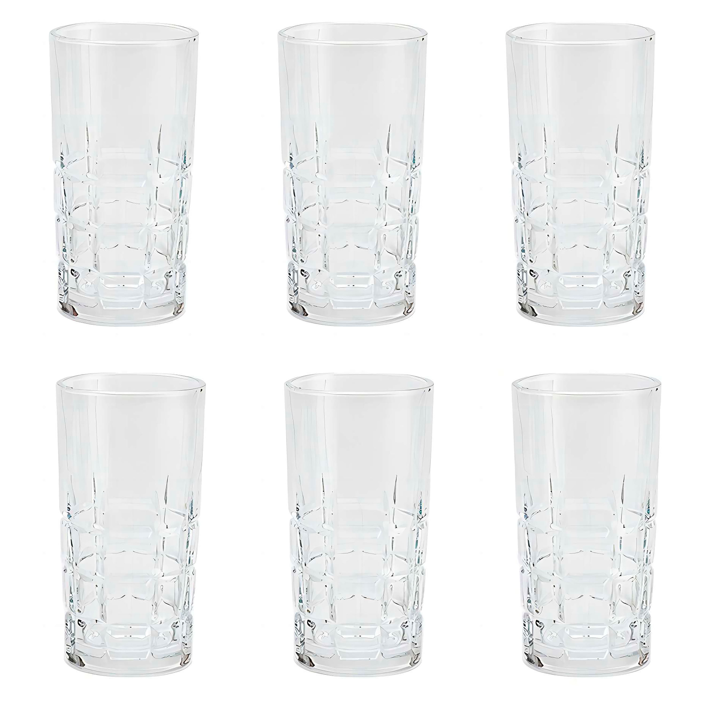 Vaso de Vidrio forma V 79736 de 215 ml. set de 6 piezas. - Cristalería del  Pacífico