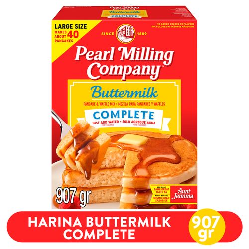 Mezca Para Pancakes Y Waffles Pearl Milling Company, Buttermilk Complete Original - 907g