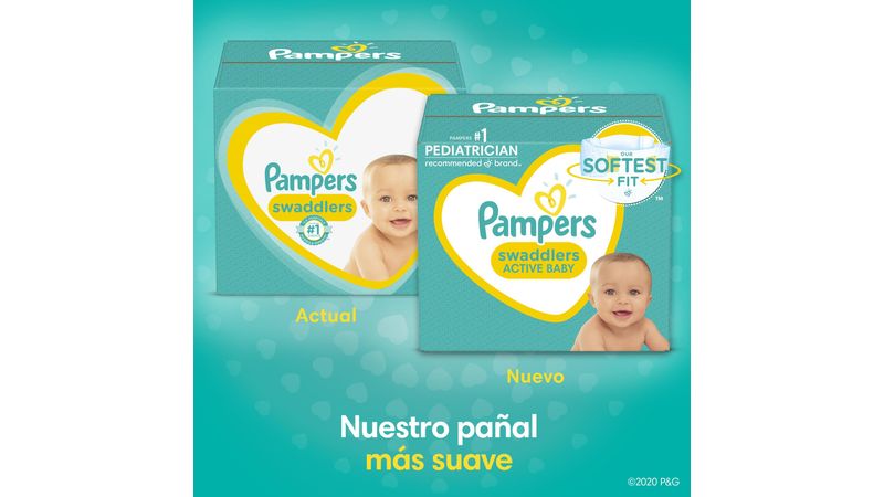 Comprar Pañales Pampers Swaddlers Talla 4, 10-17kg - 120Uds