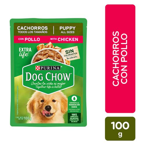 Alimento Húmedo Cachorros Purina Dog Chow Pollo - 100 g