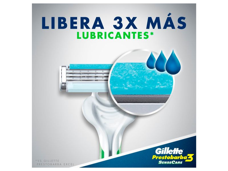Kit-Afeitado-Marca-Gillette-Para-Piel-Sensible-Prestobarba3-Sensitive-4uds-Espuma-para-afeitar-Gillette-Prestobarba3-Sensitive-57ml-4-1743