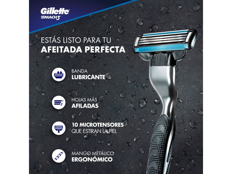 Kit-M-quina-Para-Afeitar-Recargable-Gillette-Mach3-1-Unidad-Repuestos-2-Unidades-3-15667