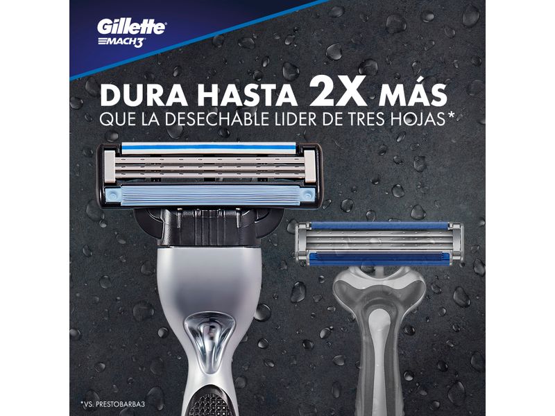 Kit-M-quina-Para-Afeitar-Recargable-Gillette-Mach3-1-Unidad-Repuestos-2-Unidades-5-15667