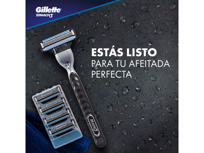 Kit-M-quina-Para-Afeitar-Recargable-Gillette-Mach3-1-Unidad-Repuestos-2-Unidades-7-15667