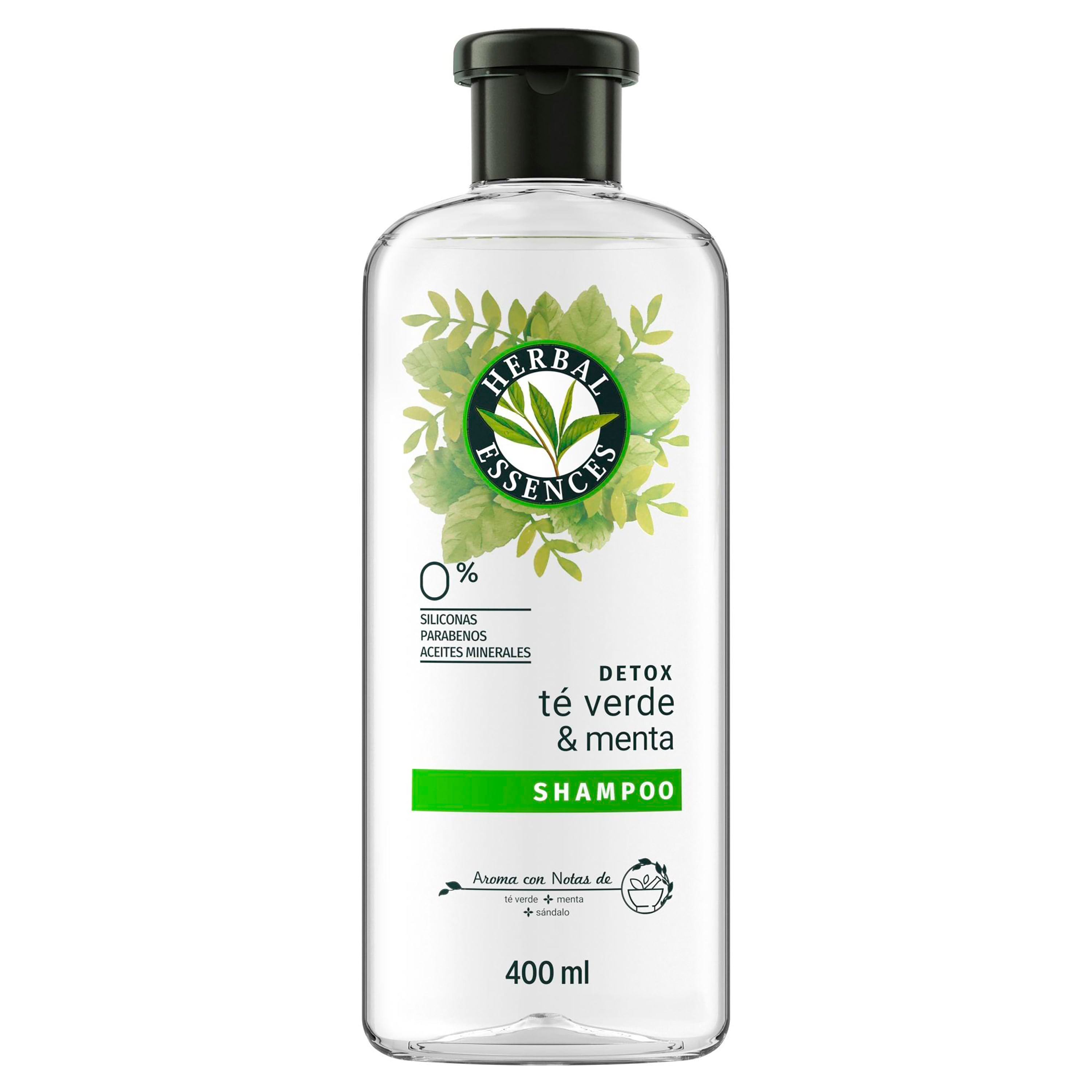 Comprar Shampoo Herbal Essences Detox Té Verde And Menta Para Cabello Gaso Con Raíces Grasas 6897