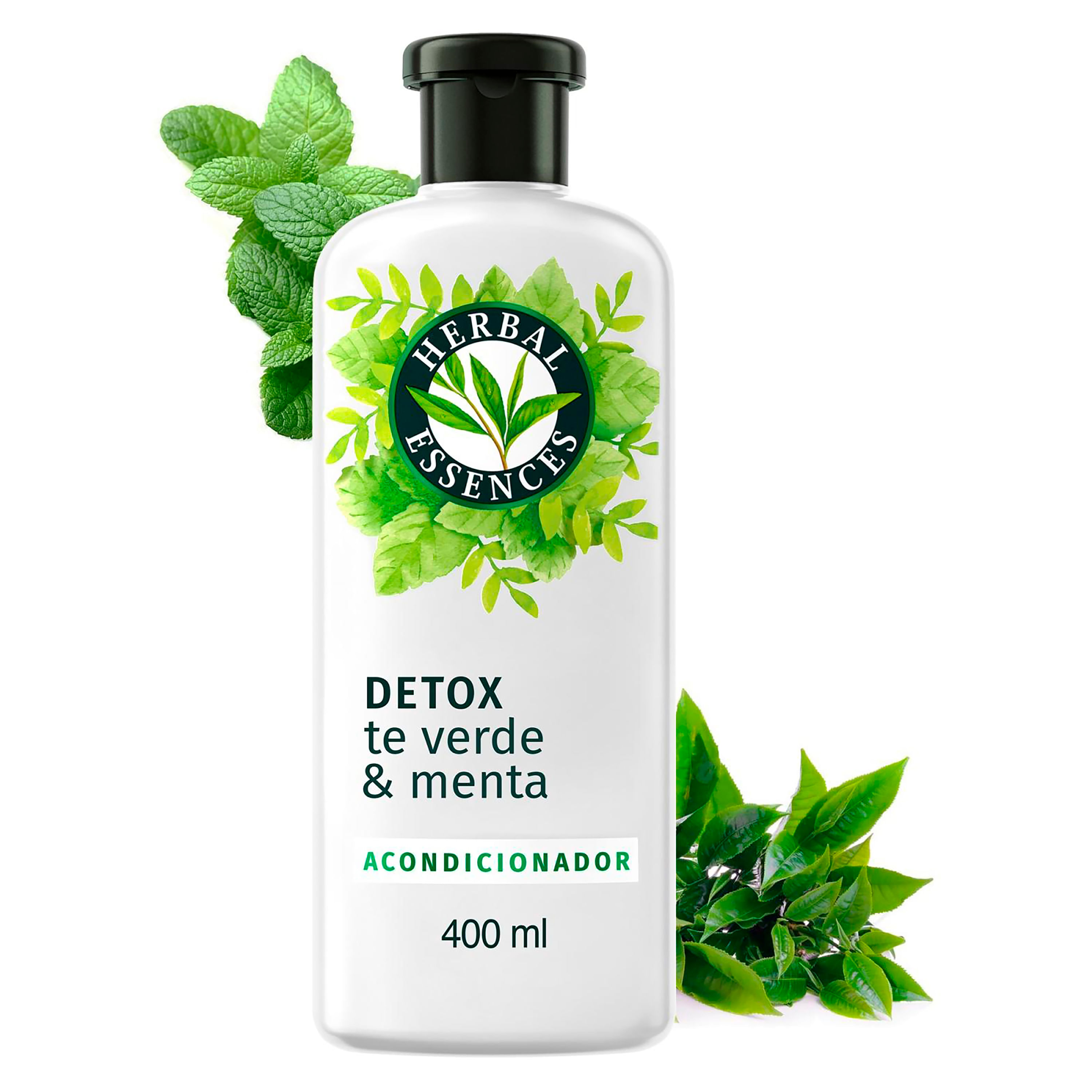 Comprar Acondicionador Herbal Essences Detox Té Verde And Menta Para Cabello Gaso Con Raíces 3370