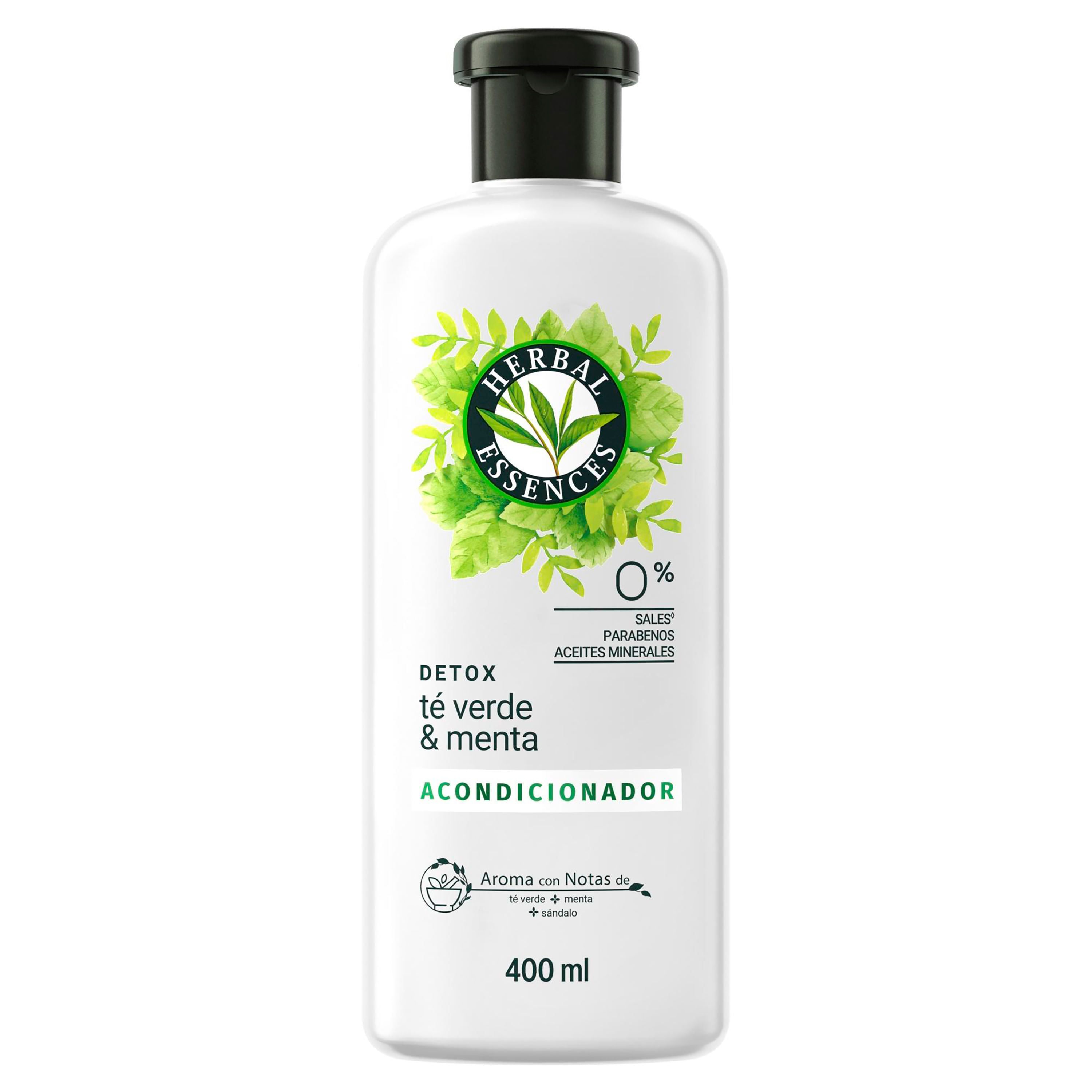 Comprar Acondicionador Marca Herbal Essences Detox Té Verde & Menta, Para Cabello Graso Raíces Grasas - 400ml | Walmart El Salvador