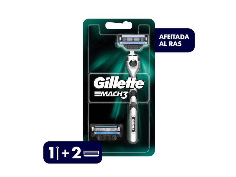 Kit-M-quina-Para-Afeitar-Recargable-Gillette-Mach3-1-Unidad-Repuestos-2-Unidades-1-15667