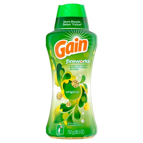 Perlas Intensificadoras De Fragancia Gain Fireworks Con Aroma Original - 752 g
