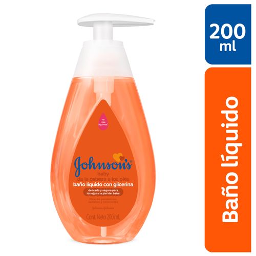 Jabón Líquido para bebé marca Johnson's De la Cabeza a los Pies -200 ml