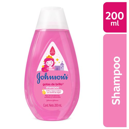Shampoo Infantil marca Johnson's Gotas de Brillo -200 ml