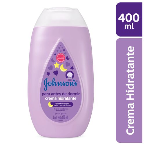 Crema Corporal Bebé Johnson's Antes de Dormir -400ml