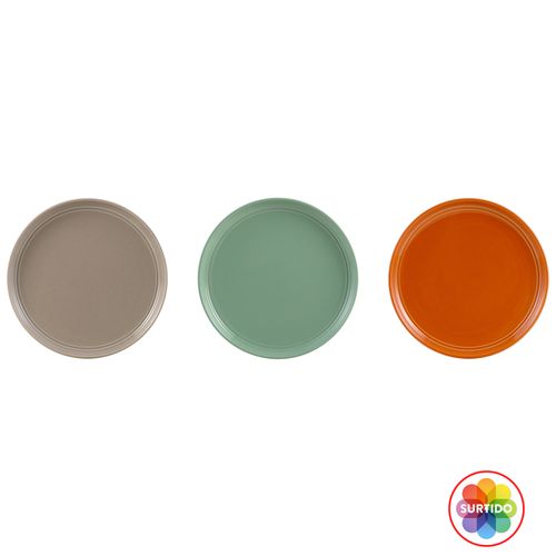 Plato marca Mainstays de ceramica  -8 pulgadas