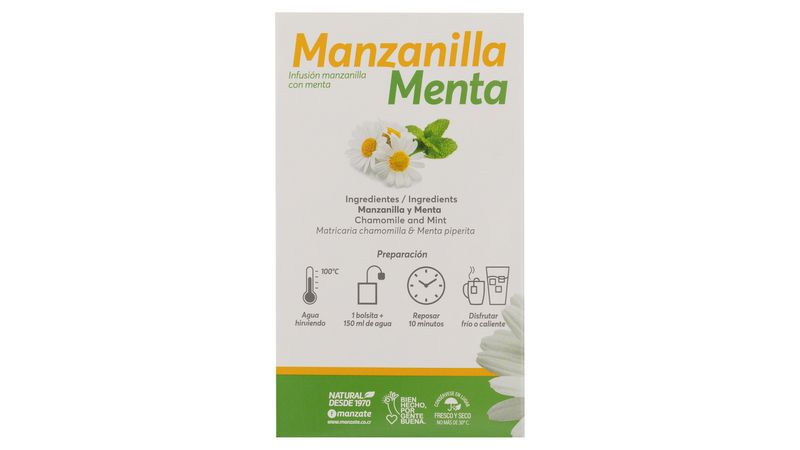 Manzanilla Infusión – Sabor de Te