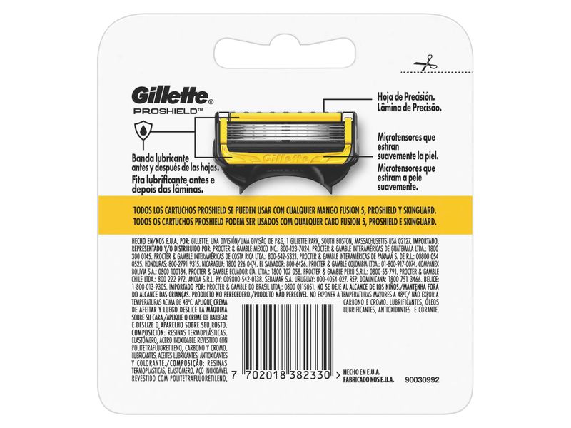 Repuestos-De-Afeitar-Marca-Gillette-Proshield-Con-5-Hojas-Y-Extra-Lubricaci-n-4Uds-3-13275