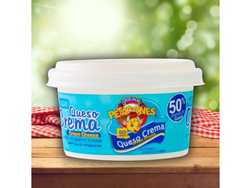 Comprar Queso Crema Light Petacones - 228 g | Walmart El Salvador