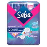 Toallas-Sanitarias-Marca-Saba-M-s-protecci-n-V-Largas-Flujo-S-per-Abundante-Con-Alas-20Uds-1-26724