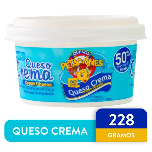 Queso Crema Light Petacones - 228 g