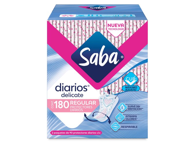 Protectores-Diarios-Marca-Saba-Delicate-Regular-180Uds-1-36227