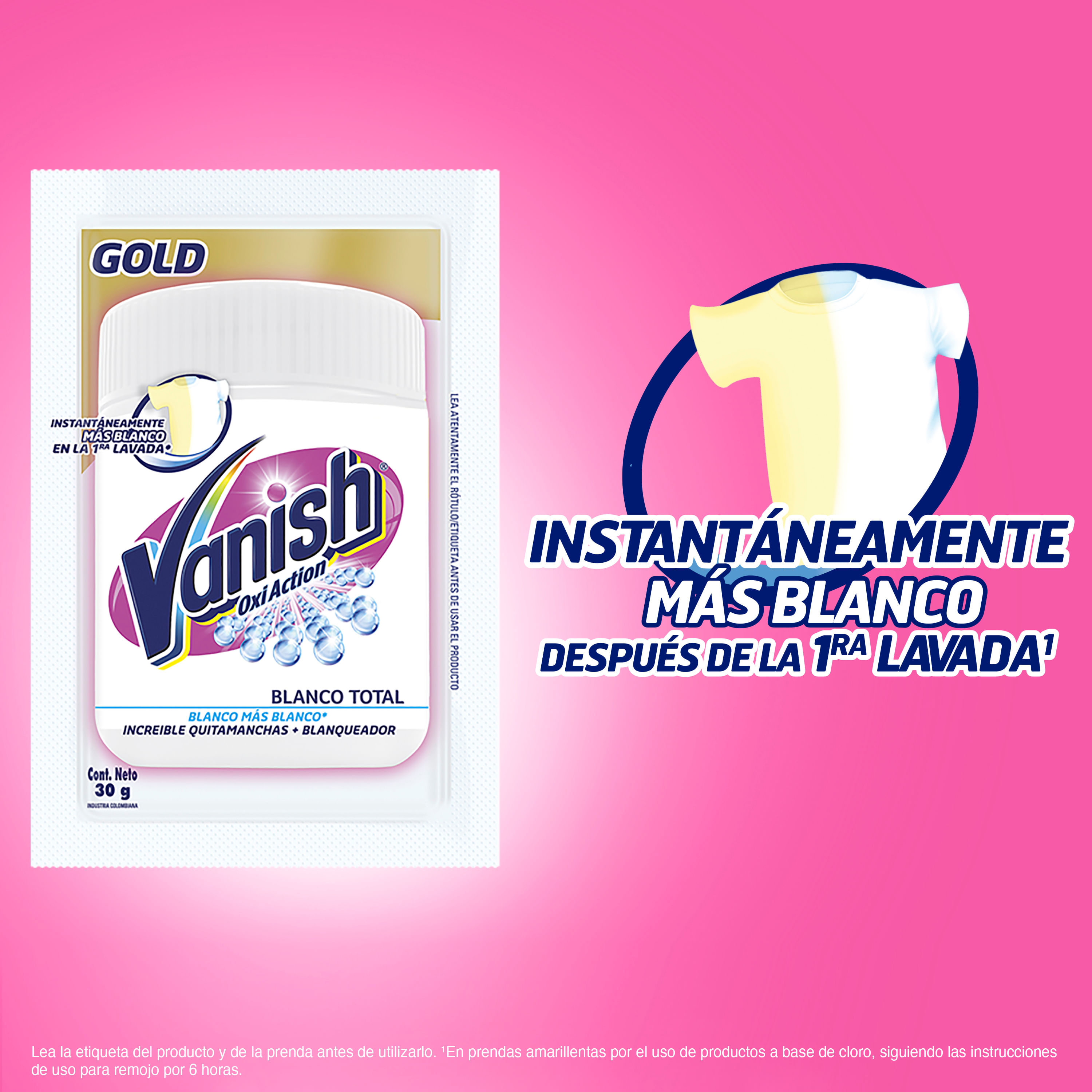 Comprar Quitamanchas Vanish Polvo Blanco - 120gr