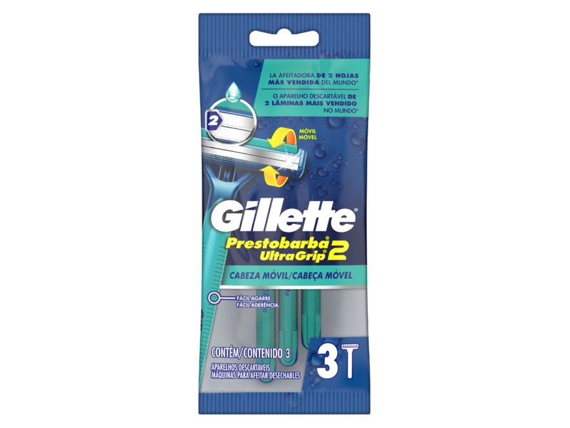 Prestobarba-Marca-Gillette-Ultra-Grip2-Con-Cabeza-Movil-1-33450