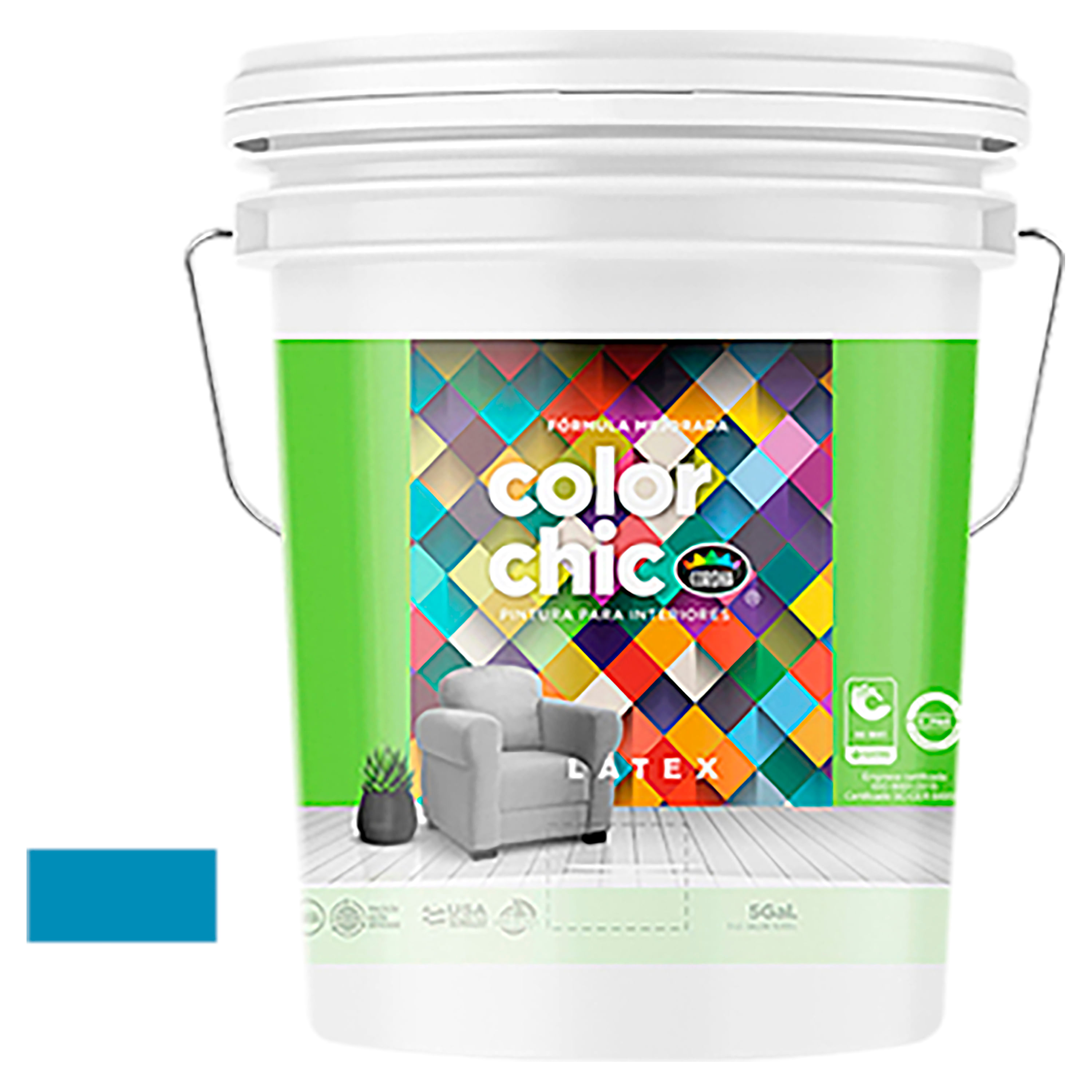 Pintura-Latex-Marca-Color-Chic-Formula-Mejorada-Color-Azul-En-Cubeta-5-Galones-1-30264