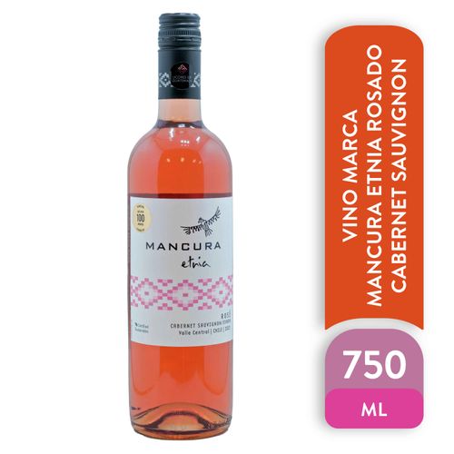 Vino Mancura Etnia Rosado Cabernet Sauvignon - 750 ml