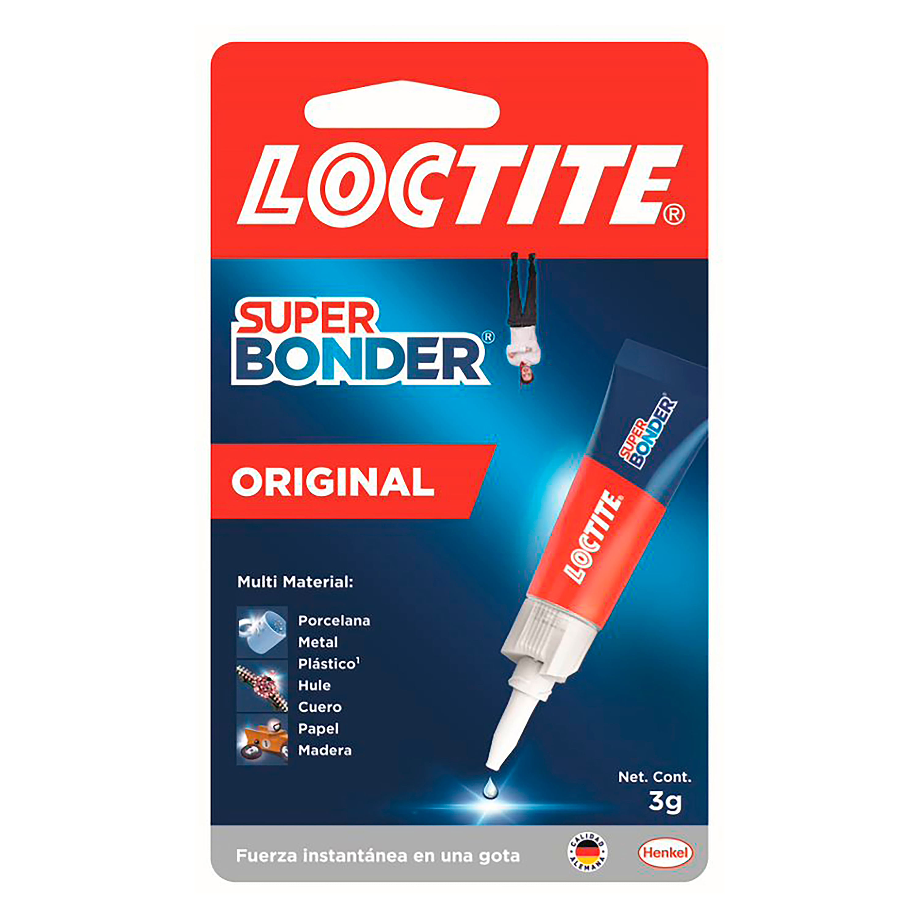 Comprar Pegamento Instantáneo Loctite Super Bonder Original - 3g