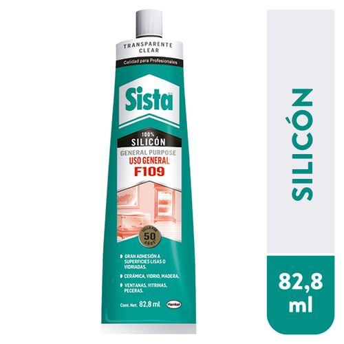 Silicon Sista Uso General Transparente - 82.8 ml