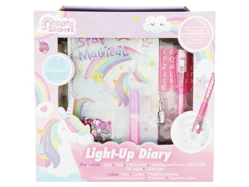 Light-Up-Diary-Marca-Berry-Hip-Unicorns-And-Rainbows-1-35312