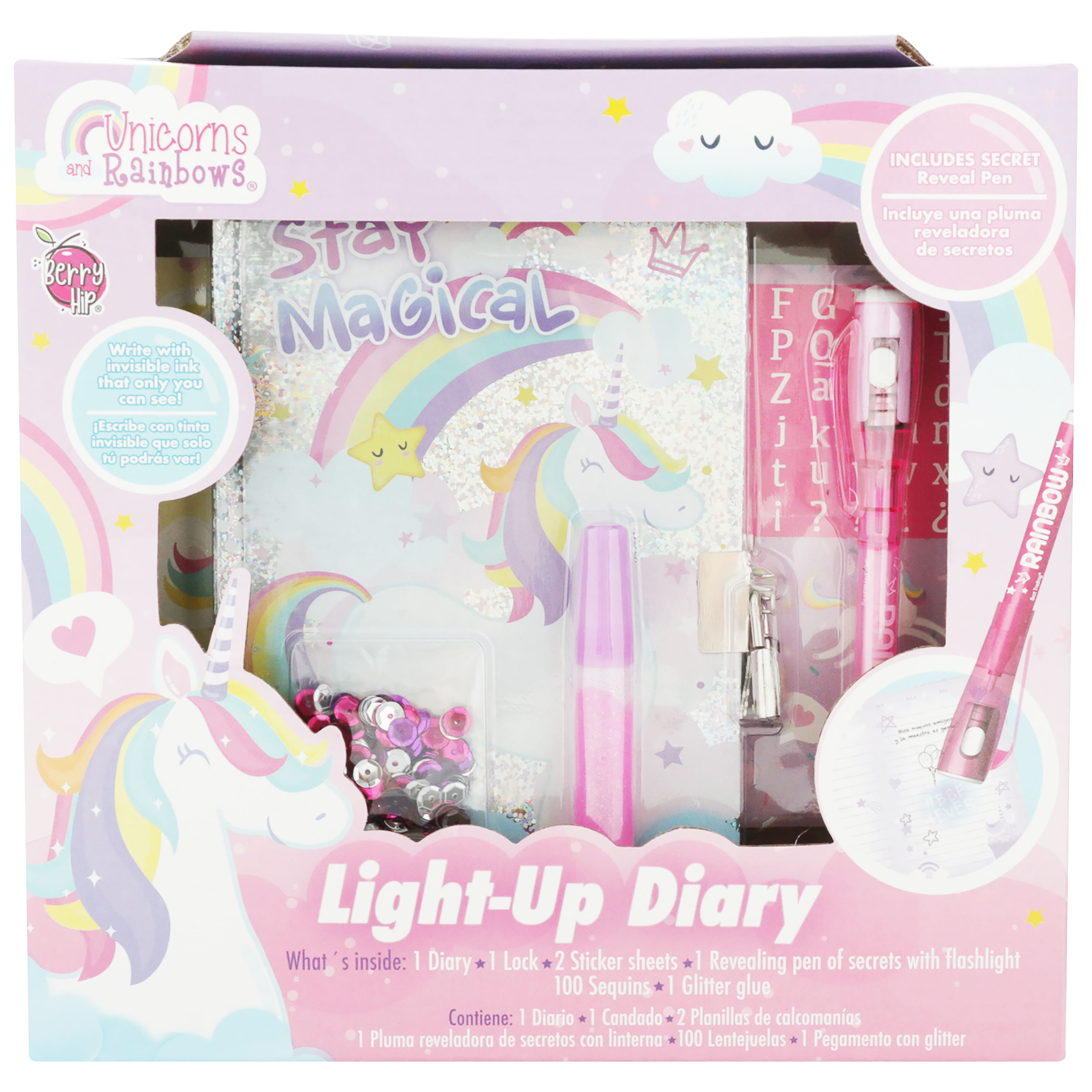 Light-Up-Diary-Marca-Berry-Hip-Unicorns-And-Rainbows-1-35312