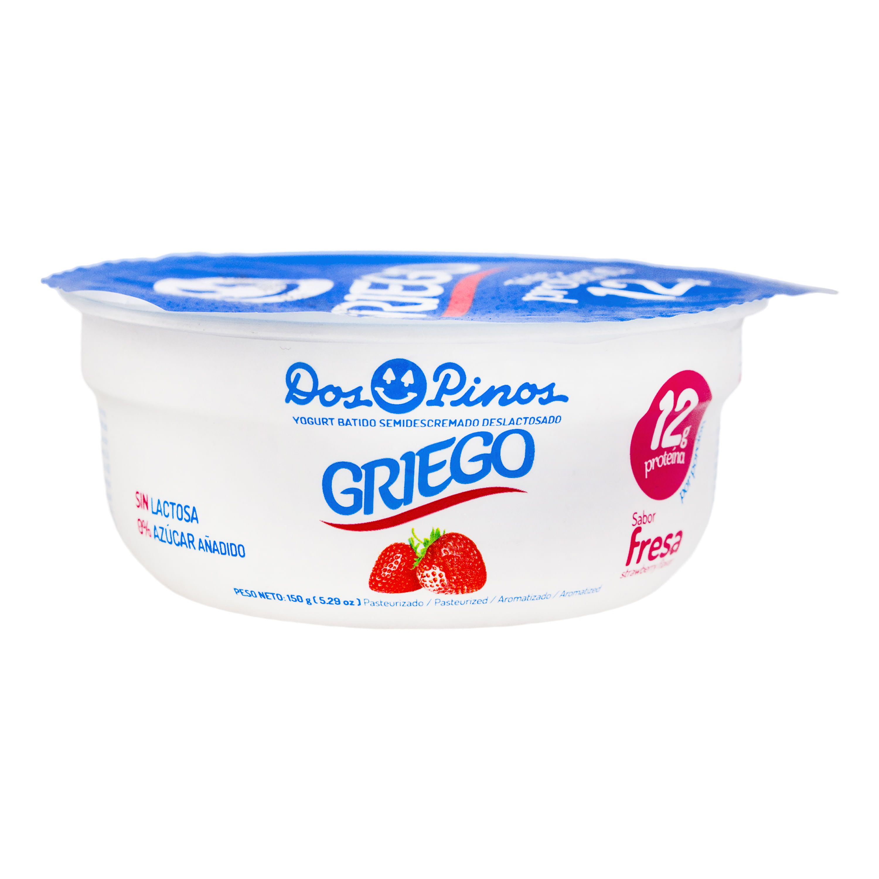 Yogur griego de fresa
