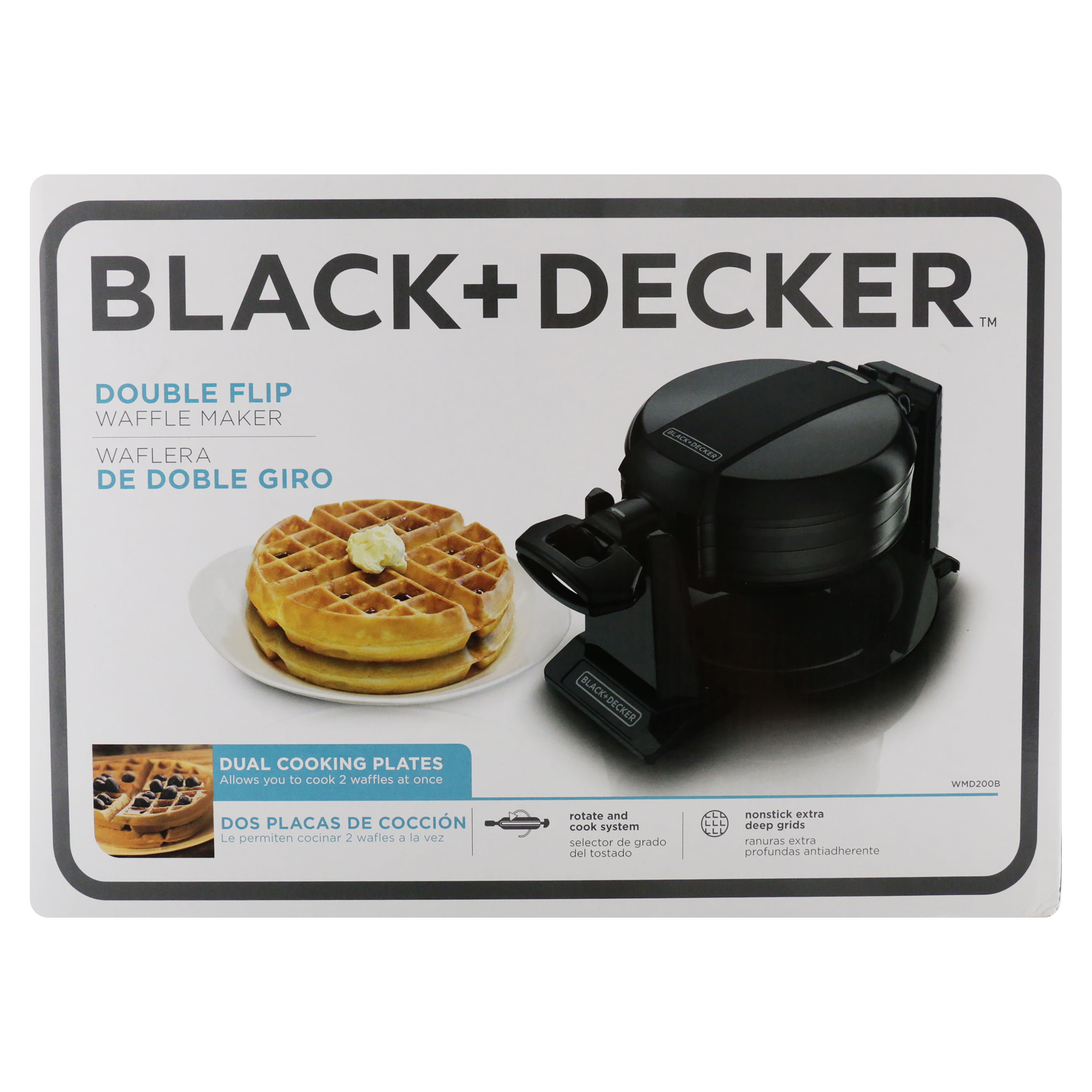 Waflera giratoria Black+Decker #chuz_electronics #waflera