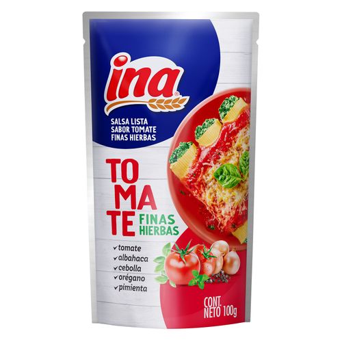 Salsa Ina Tomate Finas Hierbas - 100 g