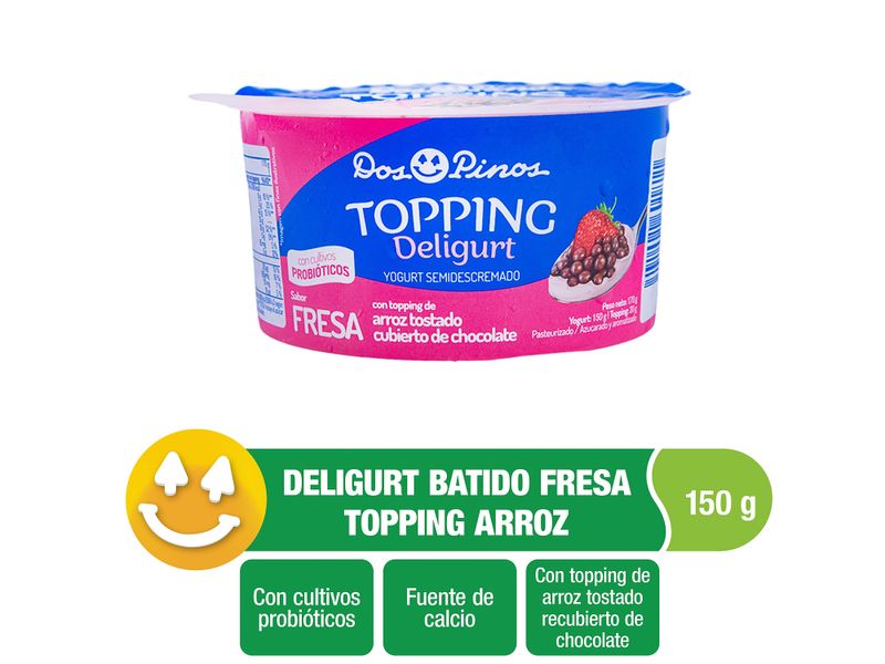Yogurt-Marca-Dos-Pinos-Semidescremado-Fresa-Con-Topping-Arroz-tostado-Cubierto-De-Chocolate-Con-Probi-ticos-150g-1-14930