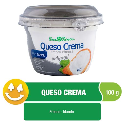 Queso Crema Dos Pinos Original - 100g