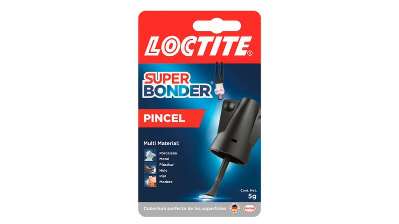 Loctite Super Glue, Pegamento con Pincel Aplicador, 6x5g