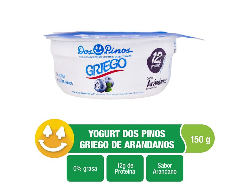 Yogurt-Marca-Dos-Pinos-Griego-Sabor-Ar-ndanos-Semidescremado-Sin-Lactosa-0-Az-car-A-adido-150g-1-23511