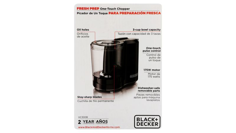 BLACK+DECKER Máquina de alimentos para bebés todo en uno: cocción rápida,  mezcla, descongelación, recalentamiento, tiempo de vapor ajustable, taza de