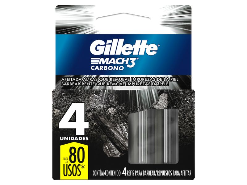 Repuestos-marca-Gillette-Mach3-Carbono-con-Carb-n-Activado-4-Uds-2-37857