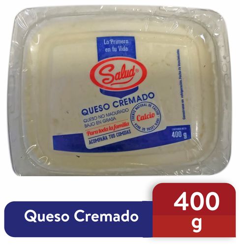 Queso Cremado marca Salud, tradicional -400 g