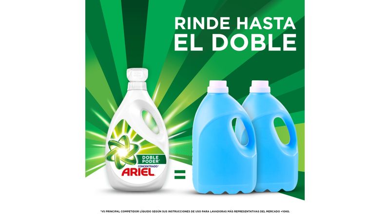 Detergente Líquido Ariel Doble Poder 5 l