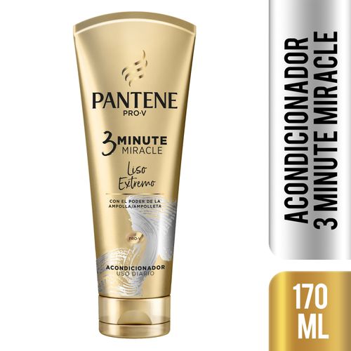 Acondicionador 3 Minute Miracle Pantene Pro-V Liso Extremo - 170 ml