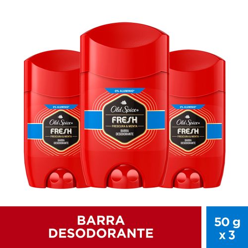 3Pack Desodorante En Barra Old Spice Fresh - 150 g