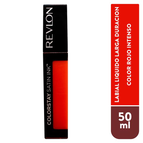 Labial Revlon colorstay satin ink tono smokin hot - 5 ml