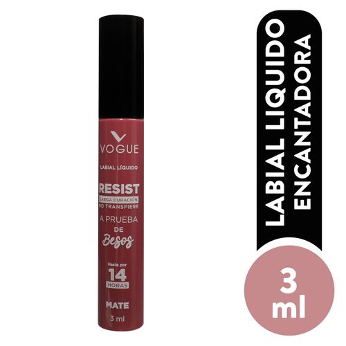 Labial Vogue Liquido Resistente Encantadora