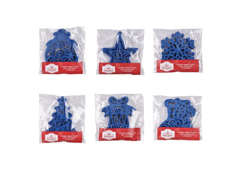 Adorno-Para-Arbol-Marca-Holiday-Time-Plano-Color-Azul-Con-Glitter-Set-De-6-Unidades-2-35866