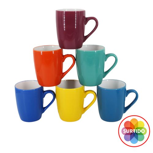 Taza Mainstays Variedad De Tonos 375 ml